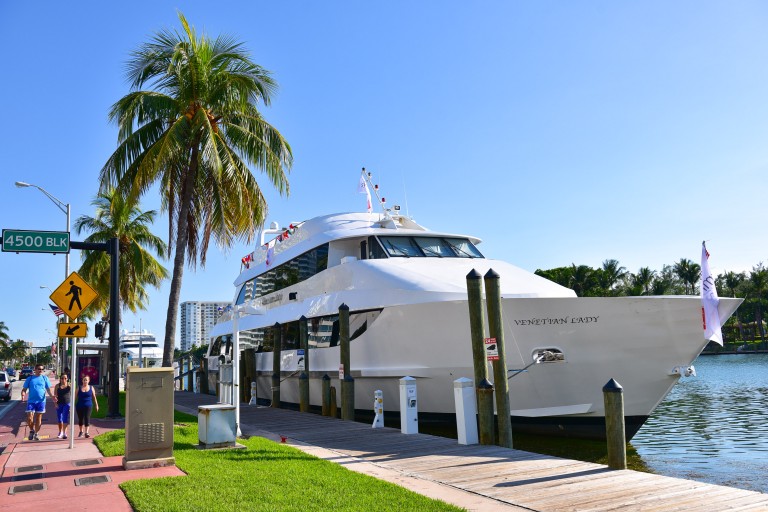 Symrise Sunset Cruise & Dinner with Victoria Secret Pink Model Rachel Hilbert at the World Perfumery Congress in Miami