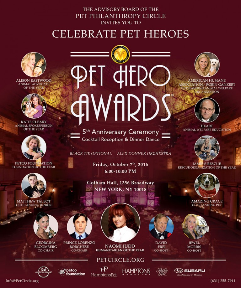 Jean Shafiroff, Alex Donner & Amanda Bowman Host Kick-off to 5th Annual Pet Philanthropy Circle Pet Hero Awards