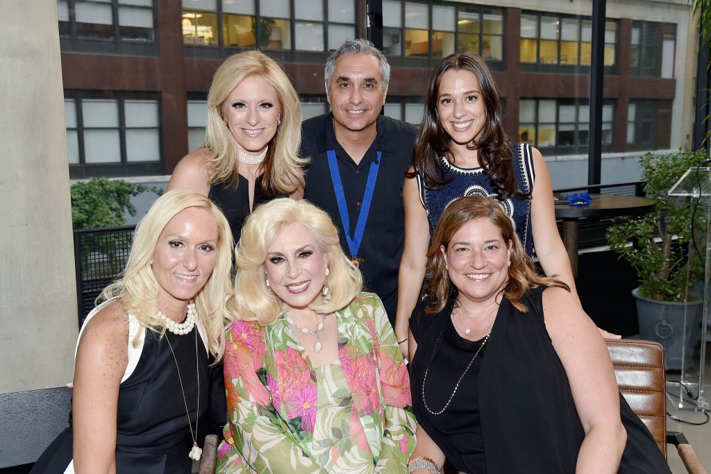 Claudia Warner, Frank Ammaccapane, Marielle Warner, Trisha Stern, Harriet Roe Katz and Melissa Rosenbloom_Credit Patrick McMullan