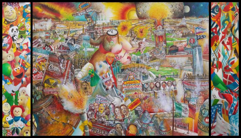 Insight into Artist Robert Cenedella and His Work – “Pence on Earth” and “Blind Trust” Unveiled!