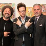 Mr Brainwash, Jason Newsted, Nick Korniloff_credit Dylan Rives_Getty Images for Art Miami_preview