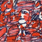 Rosenfeld Gallery_Jean Dubuffet_Site Aleatoire Avec 4 Personnages_1982_preview