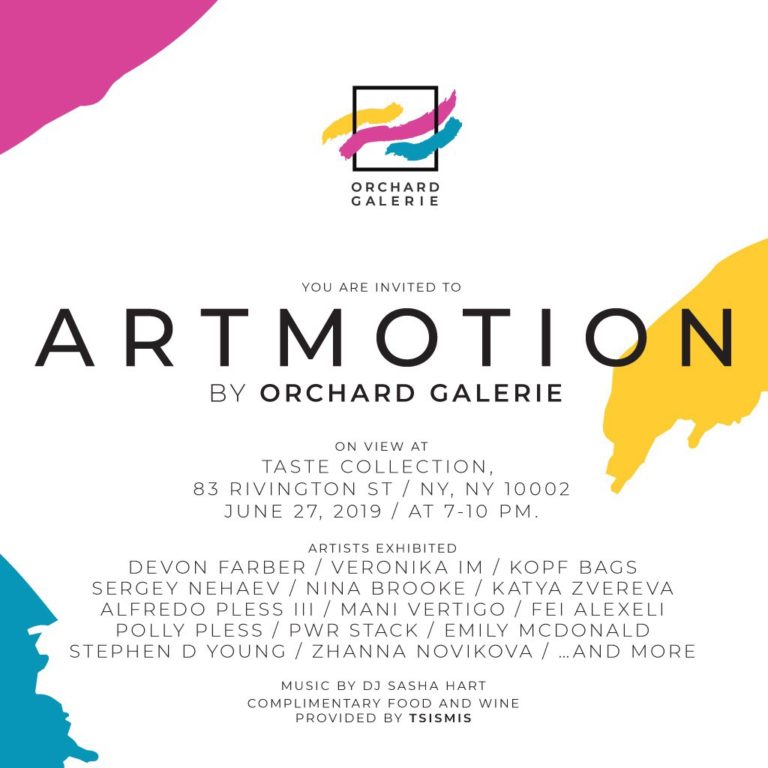 ARTMOTION by Orchard Galerie at Taste Collection New York – A New Platform for Connecting Artists with Their Audiences