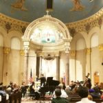 Pianist Tania Stavreva and Maestro Gorbik Performing