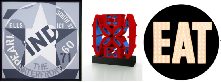 LOVE IS IN THE AIR Masterpieces by Robert Indiana