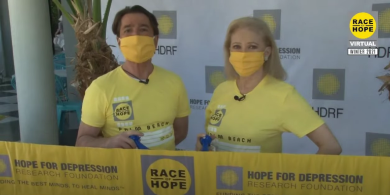 Hope for Depression Research Foundation Raises Over $350,000 in Virtual Race of Hope, Winter 2021