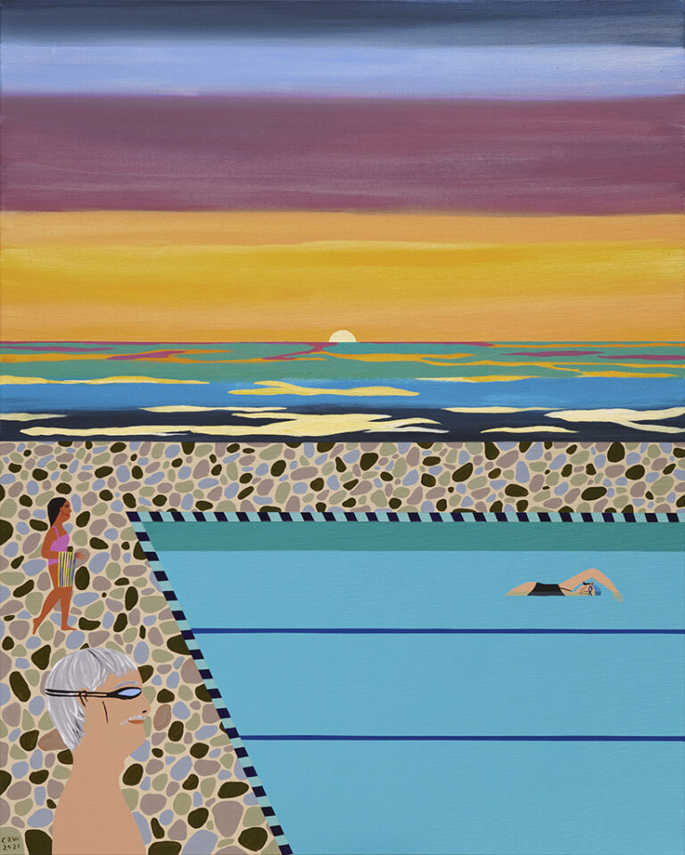 Chelsea Wong, "Learning to Lap Swim," 2021