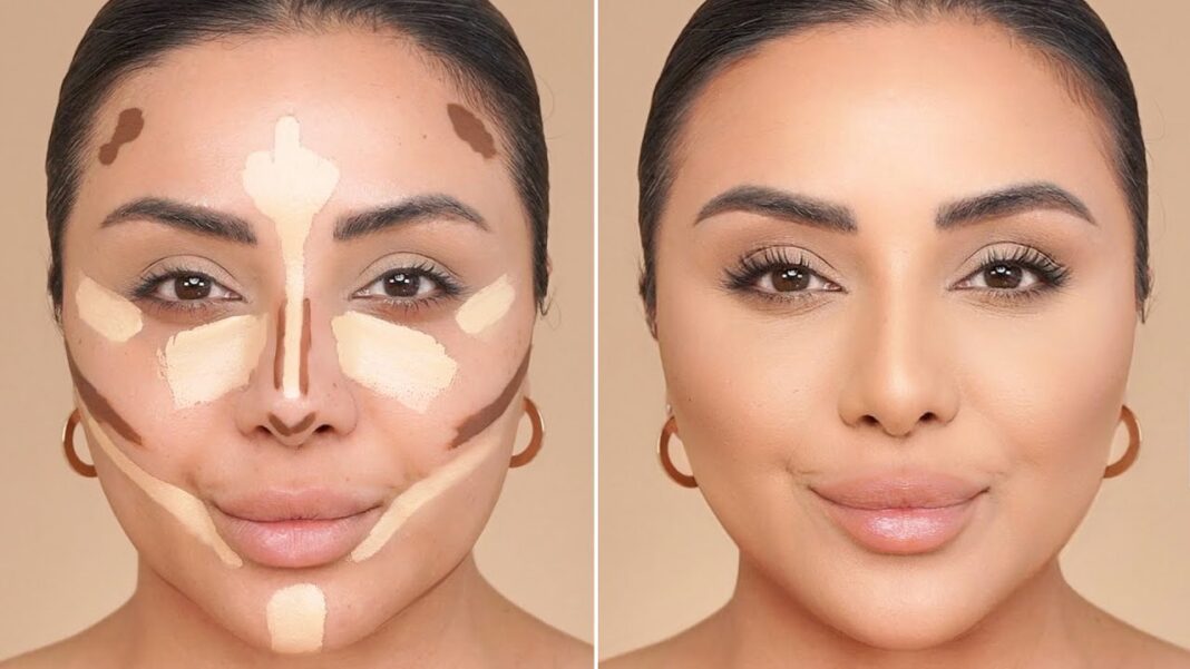 how to contour a round face for beginners