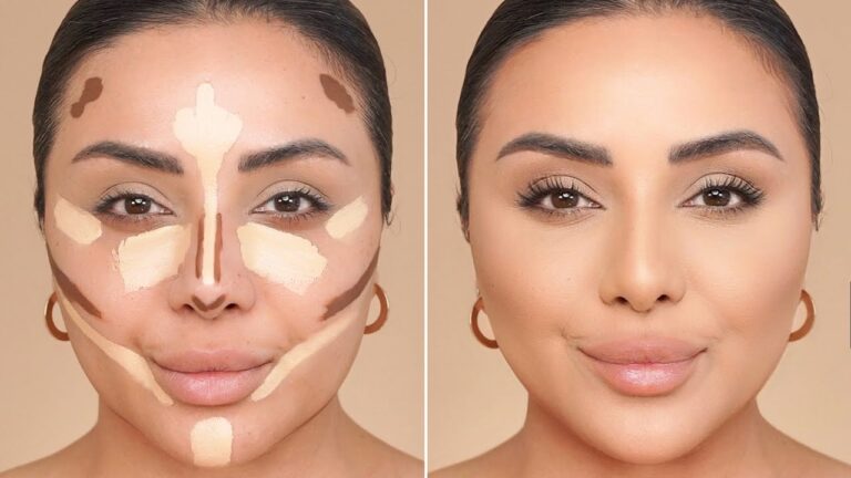 how to contour a round face for beginners