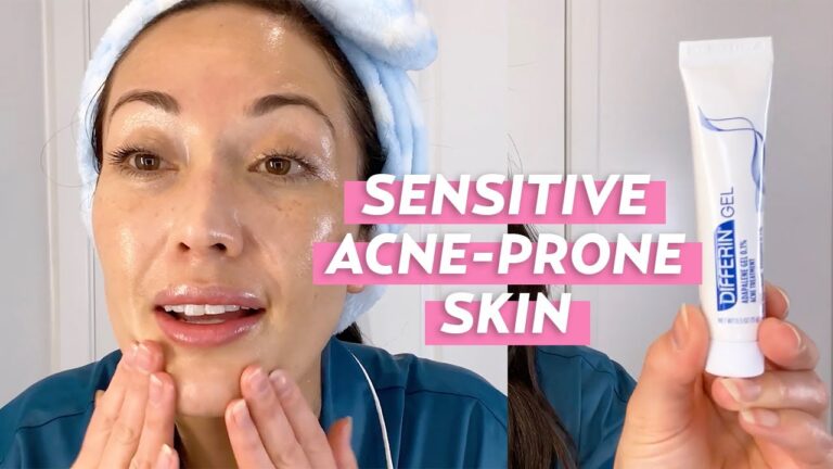 nighttime skincare routine for acne-prone skin